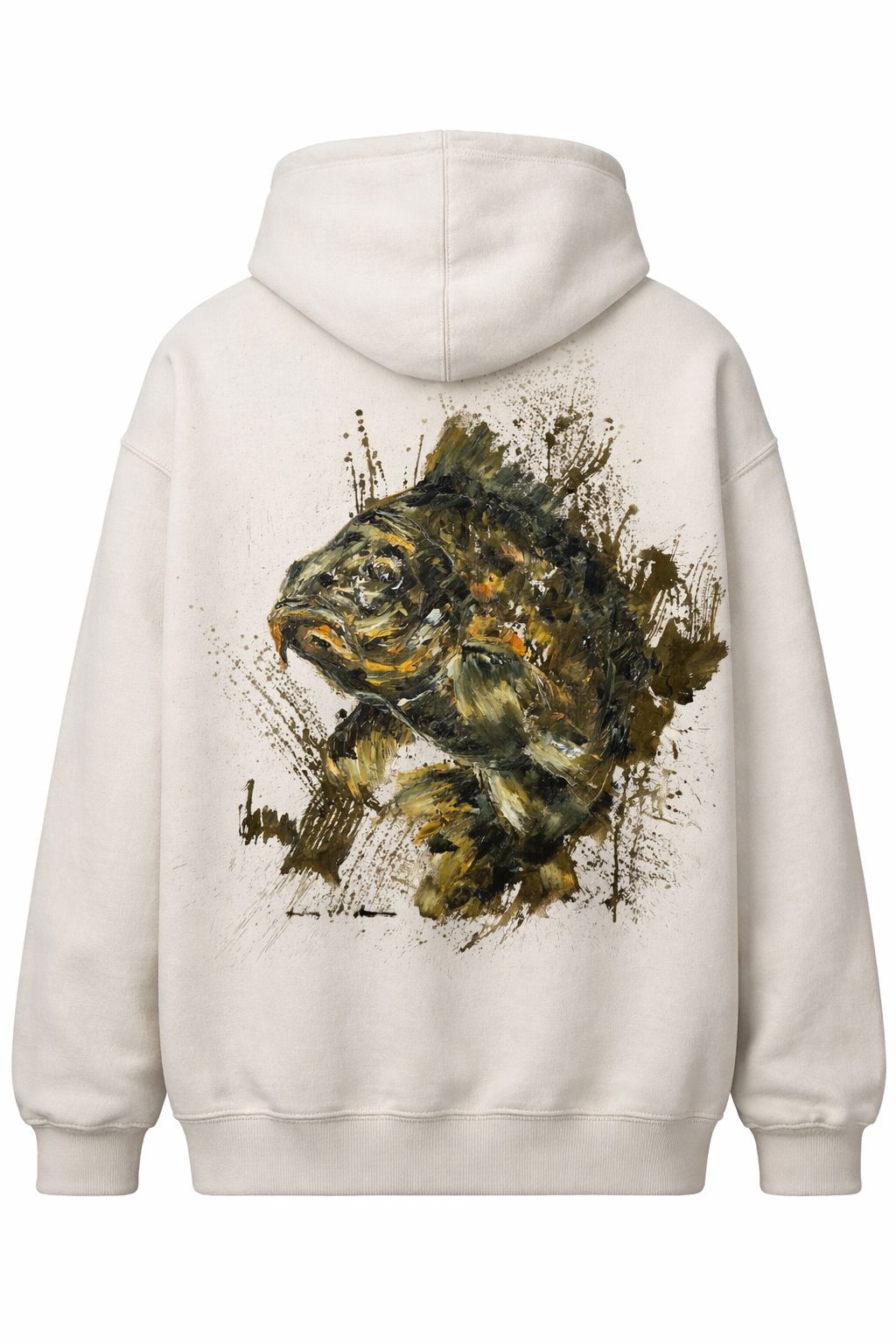 Art on Water – Hanorac Crem 3XL Art on Water – Hanorac Crem (ivory) 3XL By Andrei Vladeanu - Image 1