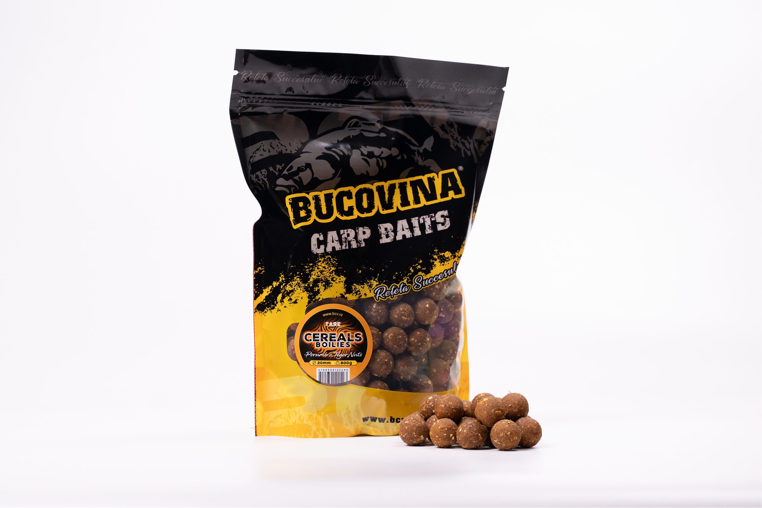 Cereals Boilies – Porumb & Tiger Nuts Tare 20mm – 800g Cereals Boilies – Porumb & Tiger Nuts Tare 20mm – 800g - Image 1