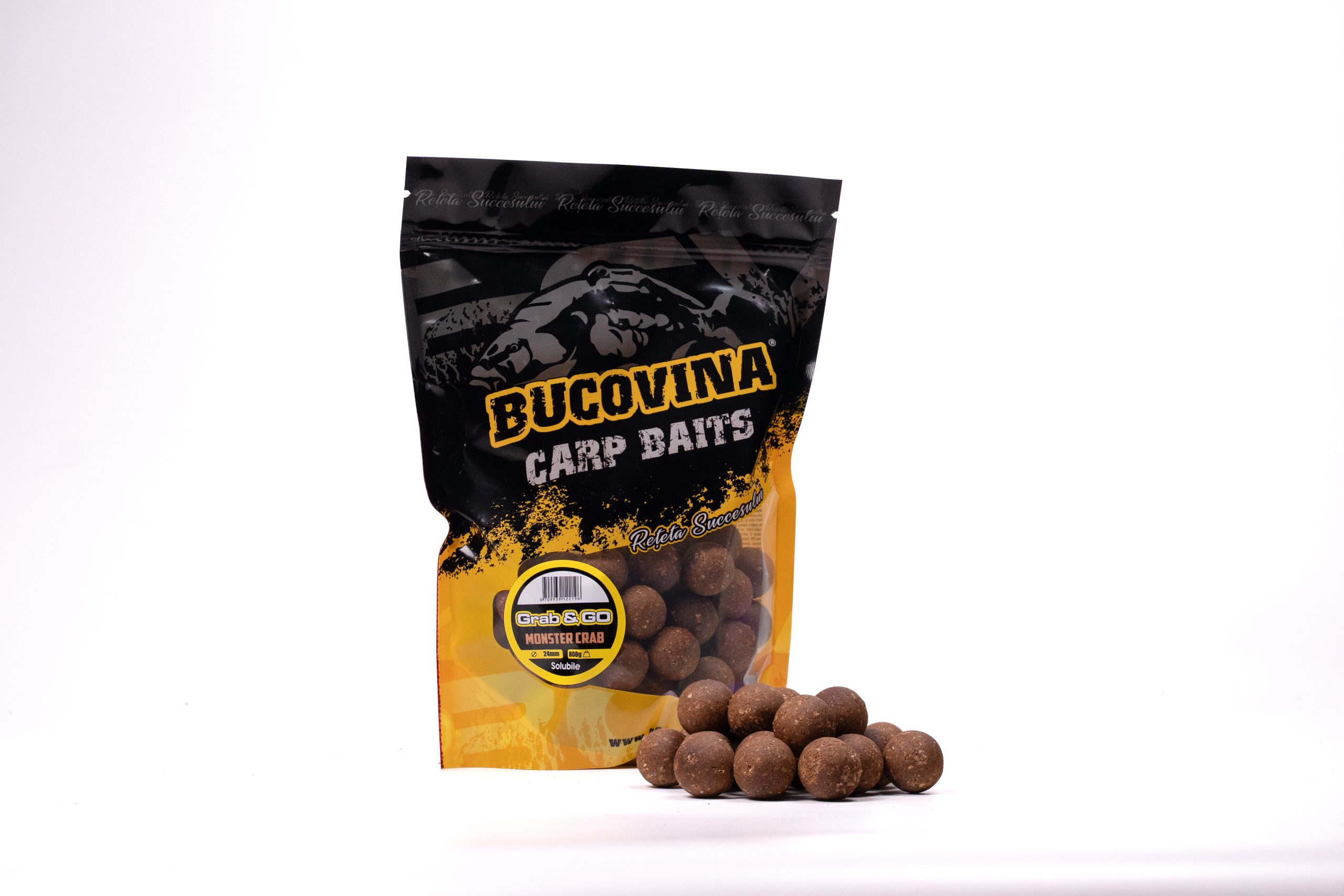 Grab & GO Monster Crab Boilies solubil 24 mm 800 g Grab & GO Monster Crab Boilies solubil 24 mm 800 g