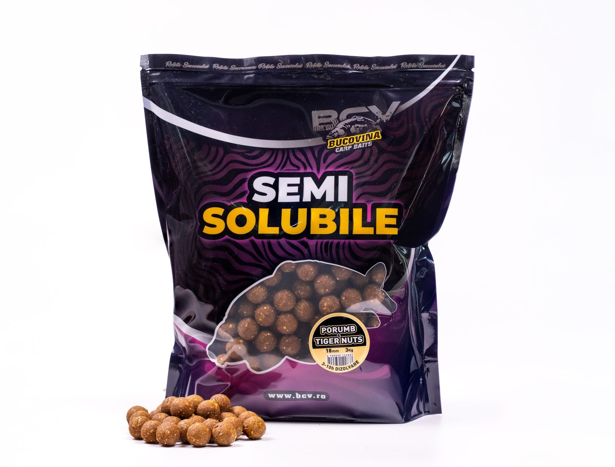 Semisolubile Porumb & Tiger Nuts 18mm 3kg Semisolubile Porumb & Tiger Nuts 18mm 3kg - Image 1