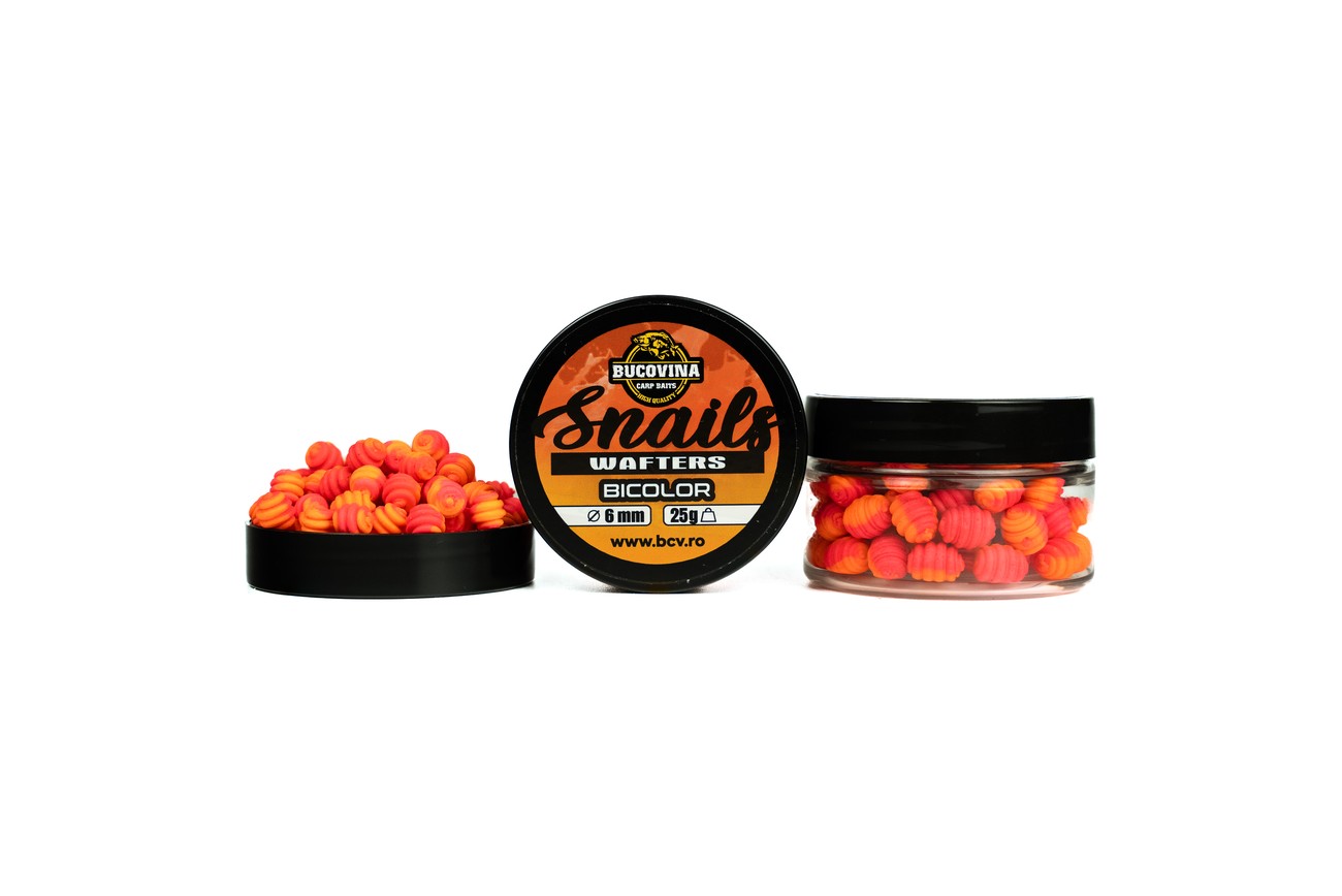 Snails-Wafters-Bicolor-25g-6mm-1 Snails wafters bicolor 6mm 25g - Image 1