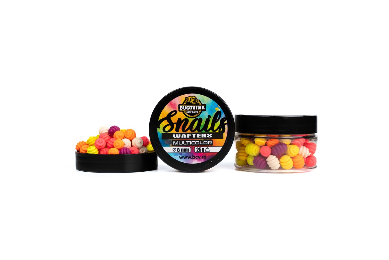 Snails-Wafters-Multicolor-25g-8mm-1 Snails wafters multicolor 8mm 25g - Image 1