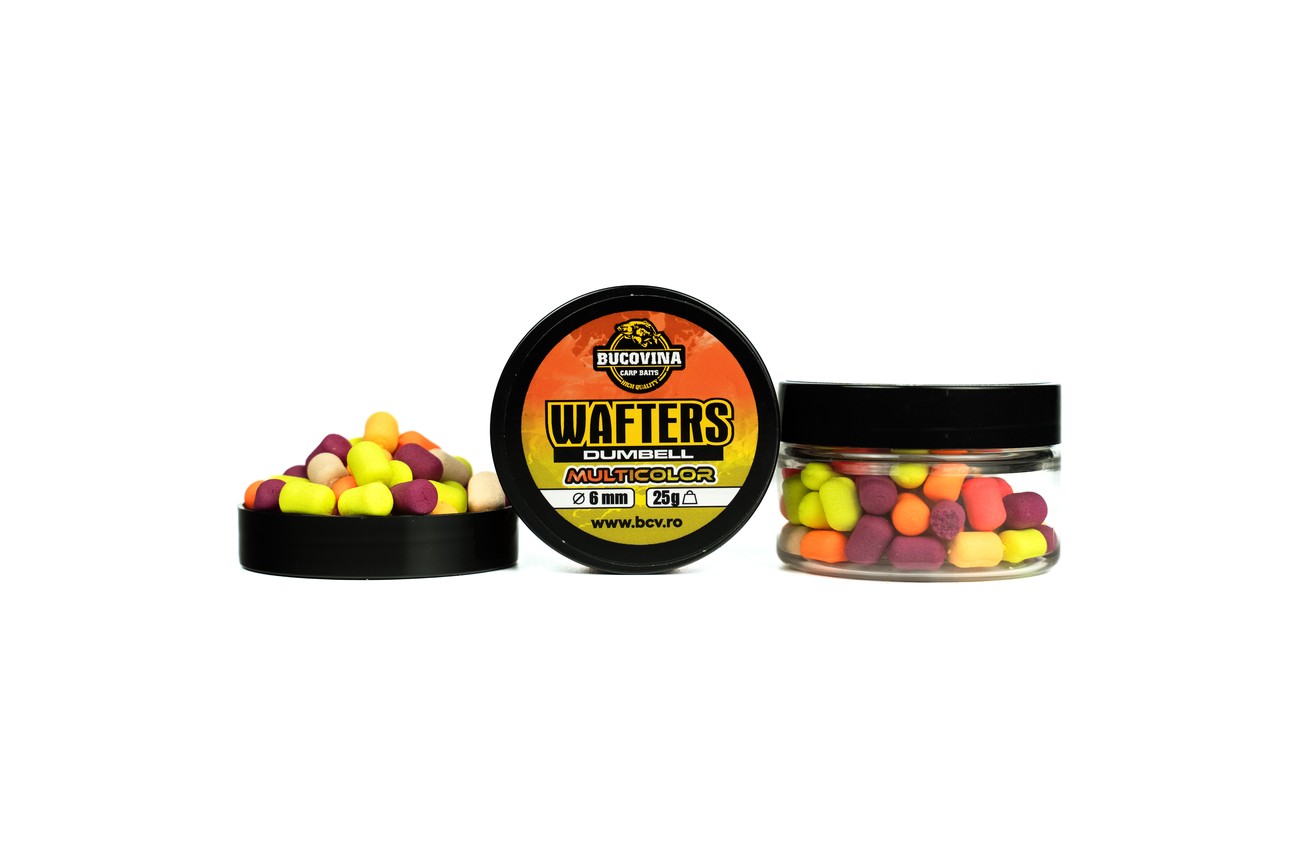 Wafters-Dumbells-Multicolor-6mm-25g-1 Wafters dumbells multicolor 6mm 25g - Image 1