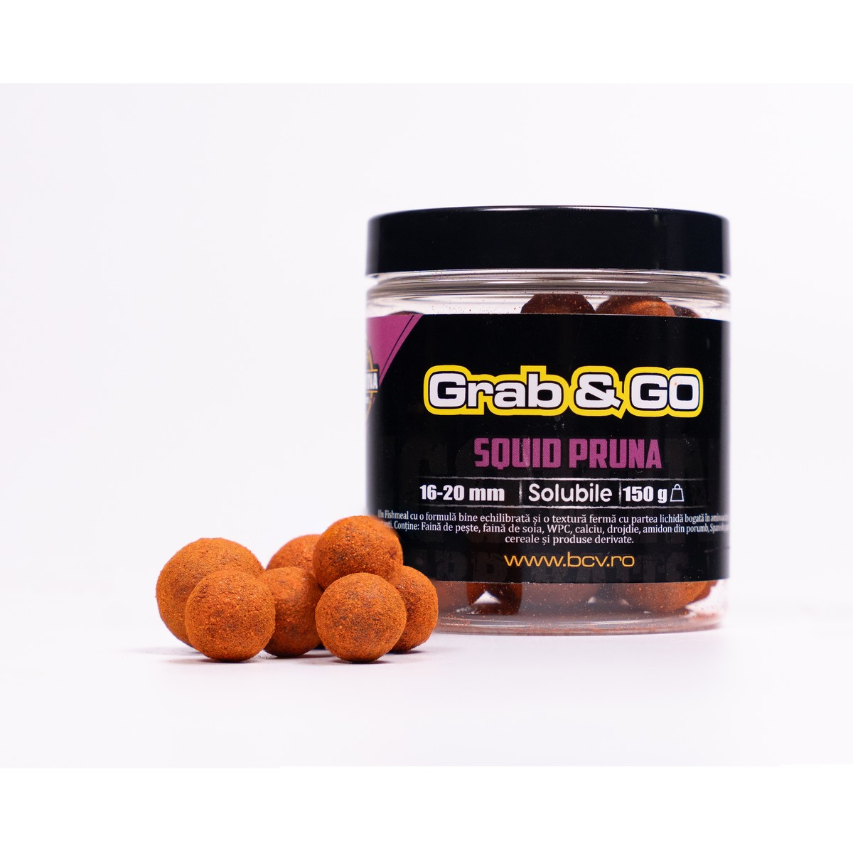 boilies-de-carlig-Grab-GO-Squid-Pruna-solubil-150-2 Grab & GO Squid Pruna boilies de carlig solubil 16-20mm 150 g - Image 1