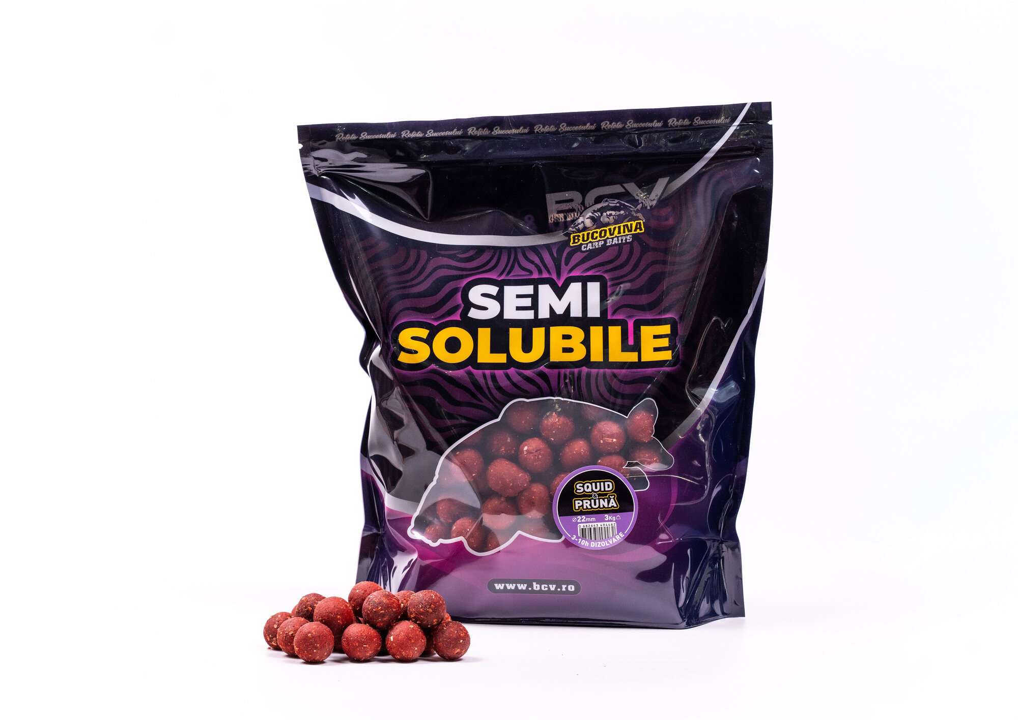 Semisolubile Squid & Pruna 22mm 3kg